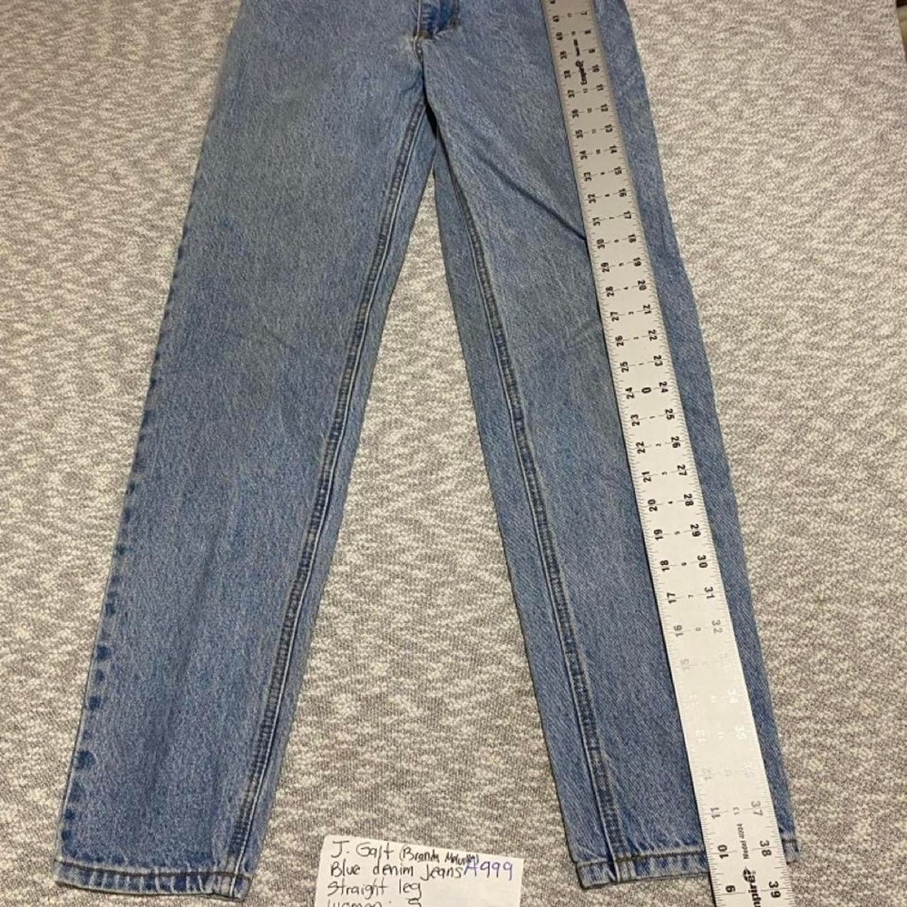 J. Galt Brandy Melville blue denim jeans straight leg women S. SKU-B999